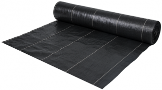 Tkaná mulčovacia textília BRADAS 135 g/m2 čierna 0,6 x 100 m