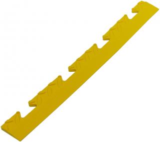 Ukončovacia lišta LINEA TENAX GRAIN OF RICE 48 x 5,1 x 1 cm vnútorné zámky žltá 1 ks