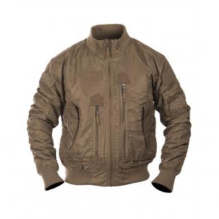 bunda Tactical Flight Jacket hnědá coyote