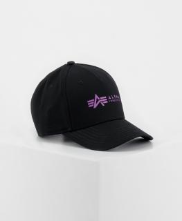 čepice Alpha Cap black / dark magenta