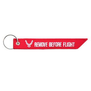 klíčenka REMOVE BEFORE FLIGHT bomber style