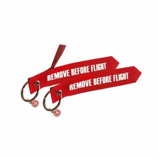 klíčenky REMOVE BEFORE FLIGHT 2ks nylonové