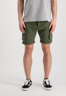 kraťasy CREW SHORT dark olive