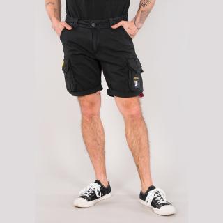 kraťasy CREW SHORT PATCH black