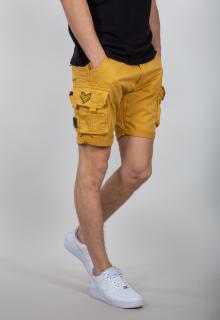 kraťasy CREW SHORT PATCH wheat