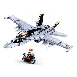 Model Bricks M38-B0928 Stíhačka F/A-18 Super Bumblebee