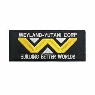 nášivka Weyland "Building Better Worlds" 10x4 cm nažehlovací