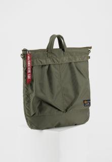 taška Label Helmet Bag dark olive 20L