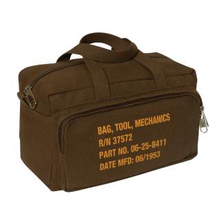 taška Mechanics Vintage Military Stencil G.I. earth brown 7,5L