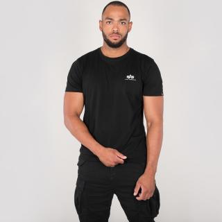 tričko BASIC T SMALL LOGO black