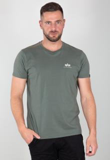 tričko Basic T Small Logo vintage green