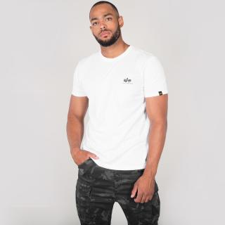 tričko BASIC T SMALL LOGO white