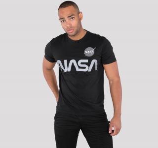 tričko NASA REFLECTIVE T black