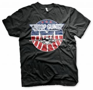 tričko Top Gun - Tomcat černé