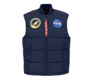 vesta Puffer Vest NASA rep.blue