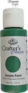 Akrylová farba Crafter 59ml - CHROMIUM OXIDE GREEN (Akrylová farba Crafter´s Choice - CHROMIUM OXIDE GREEN)