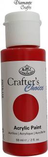 Akrylová farba Crafter 59ml - SCARLET (Akrylová farba Crafter´s Choice - SCARLET)