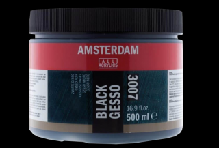 Amsterdam Čierne Gesso 3007 - 500 ml (Amsterdam Čierne Gesso 3007 - 500 ml)