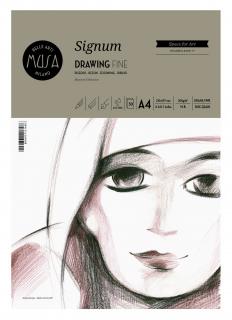 Blok na skicovanie a maľbu MUSA Signum A4, 200g, 30listov (Blok na skicovanie a maľbu A4, 200g, 30listov)