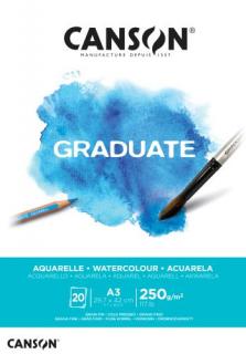 CANSON Graduate Aquarelle 250g 20 listov A3 (CANSON Graduate Aquarelle 250g 20 listov A3)