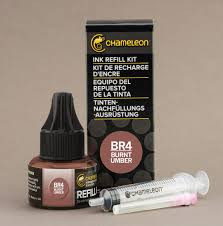 CHAMELEON Náplň pre markery 25ml Burnt umber BR4 (Náplň pre markery 25ml Burnt umber BR4)