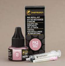 CHAMELEON Náplň pre markery 25ml Dusty rose PK2 (Náplň pre markery 25ml Dusty rose PK2)