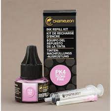 CHAMELEON Náplň pre markery 25ml Peony pink PK4 ( Náplň pre markery 25ml Peony pink PK4)