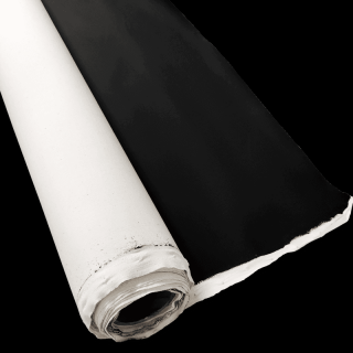 Čierne maliarske plátno na rolke/ rolka (2,10 x 10 m) (Šepsované čierne bavlnené plátno 320 g/m2 (100% bavlna))