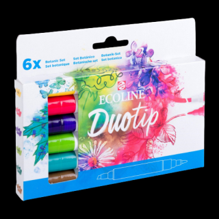 Ecoline Duotip markery Botanic set | 6 farieb (Ecoline popisovače duotip)