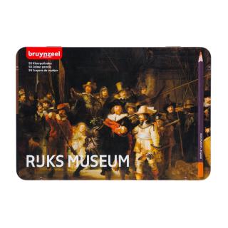 Farebné ceruzky Bruynzeel Rijks Museum - sada 50 ks (Farebné ceruzky Bruynzeel Rijks Museum - Rembrandt van Rijn, Nočná hliadka 1642)
