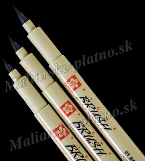 Kreatívne pero SAKURA Pigma® Brush - rôzne farby (Kreatívne perá SAKURA Pigma® Brush Pens)