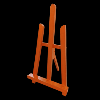 Maliarsky stojan stolový - Elara - Oranžová