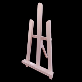 Maliarsky stojan stolový - Elara - Ružová