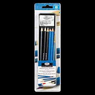 Royal Langnickel Mini sada akvarelových ceruziek 8 ks (Royal Langnickel Mini sada akvarelových ceruziek 8 ks)