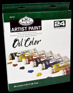 Set olejových farieb Royal &amp; Langnickel - 24 x 21 ml (Set olejových farieb Royal &amp; Langnickel)
