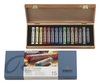 Suchý Pastel REMBRANDT - sada 15 pastelov box (Royal Talens Rembrandt Pastels)