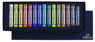 Suchý pastel REMBRANDT - sada 15 pastelov, základné odtiene (Royal Talens Rembrandt Soft Pastels)