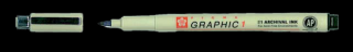 Technické pero SAKURA Pigma Graphic® Black - 1.0 mm (SAKURA Pigma Graphic® )