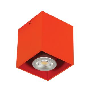 Bodové stropné svietidlo GU10 kváder 8 cm IP20 COLOR MIX Farba: Oranžová