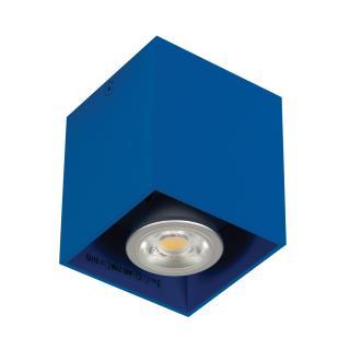 Bodové stropné svietidlo GU10 kváder 8 cm IP20 COLOR MIX Farba: Tmavomodrá