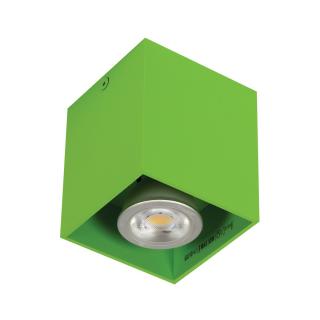 Bodové stropné svietidlo GU10 kváder 8 cm IP20 COLOR MIX Farba: Zelená