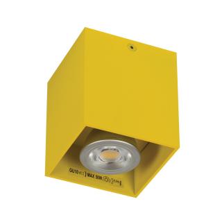 Bodové stropné svietidlo GU10 kváder 8 cm IP20 COLOR MIX Farba: Žltá