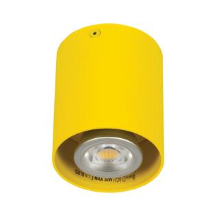 Bodové stropné svietidlo GU10 valec Ø 8 cm IP20 COLOR MIX Farba: Žltá