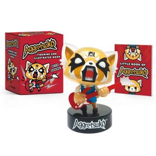 Aggretsuko Figurine and Illustrated Book With Sound Miniature Editions