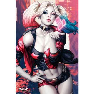 Batman Harley Quinn Kiss Poster 91,5 x 61 cm