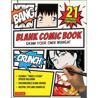 Blank Comic Book: Draw Your Own Manga!