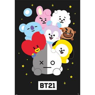 BT21 Characters Poster 91,5 x 61 cm