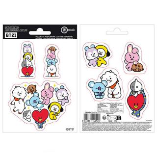 BT21 Nálepky 2-Pack (16 x 11 cm)