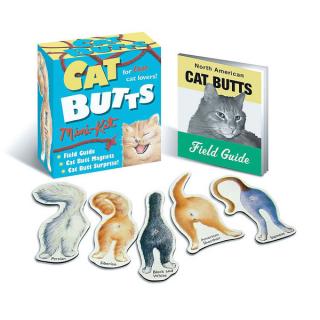 Cat Butts Magnet Set Miniature Editions