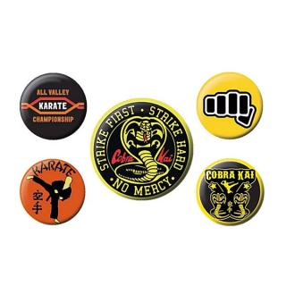 Cobra Kai Odznaky 5-Pack